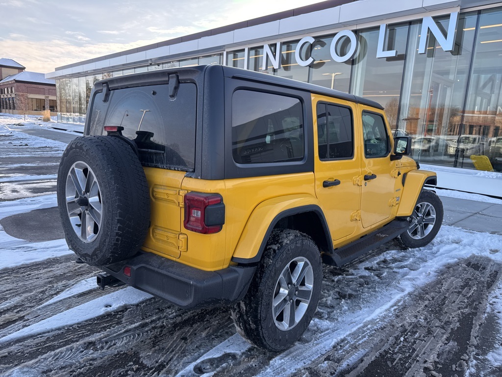 Used 2021 Jeep Wrangler Unlimited Sahara with VIN 1C4HJXEG0MW725521 for sale in White Bear Lake, Minnesota