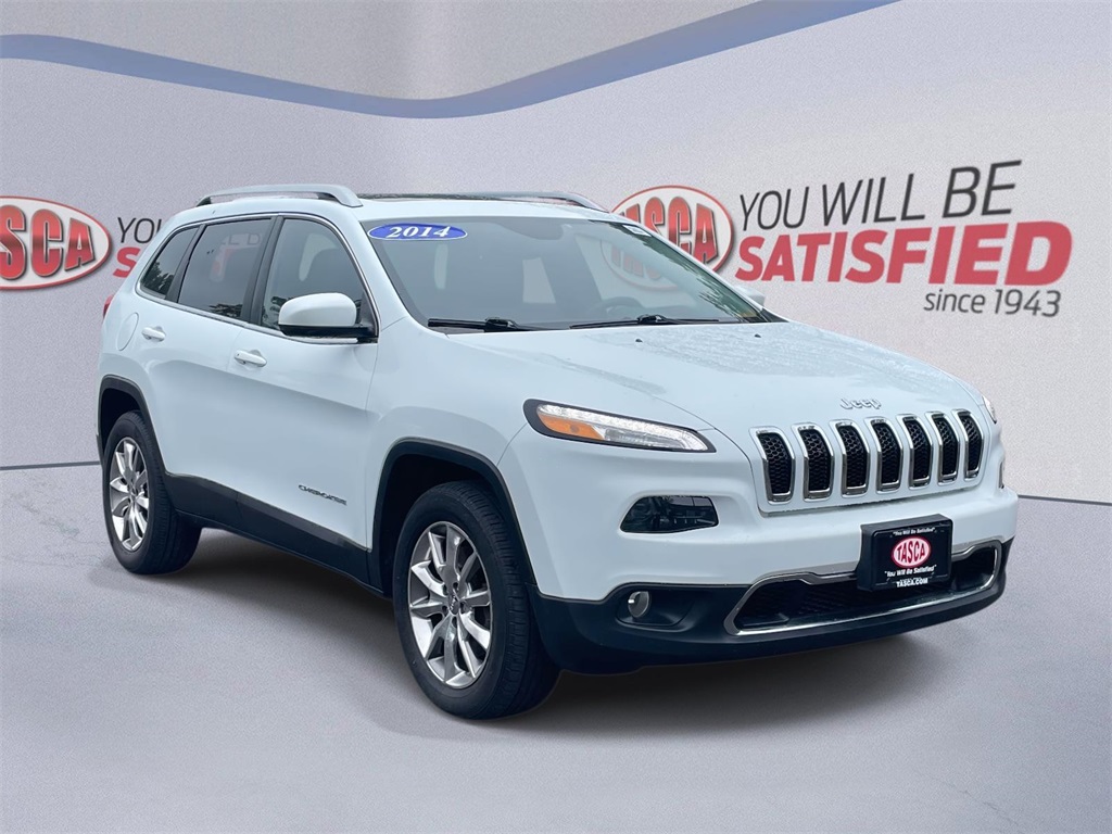 Used 2014 White Jeep Limited image 1