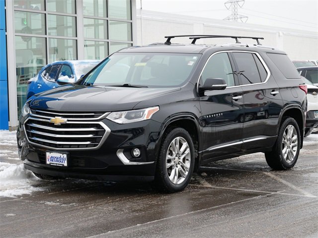 Used 2018 Chevrolet Traverse High Country with VIN 1GNEVKKW9JJ171028 for sale in Roseville, Minnesota
