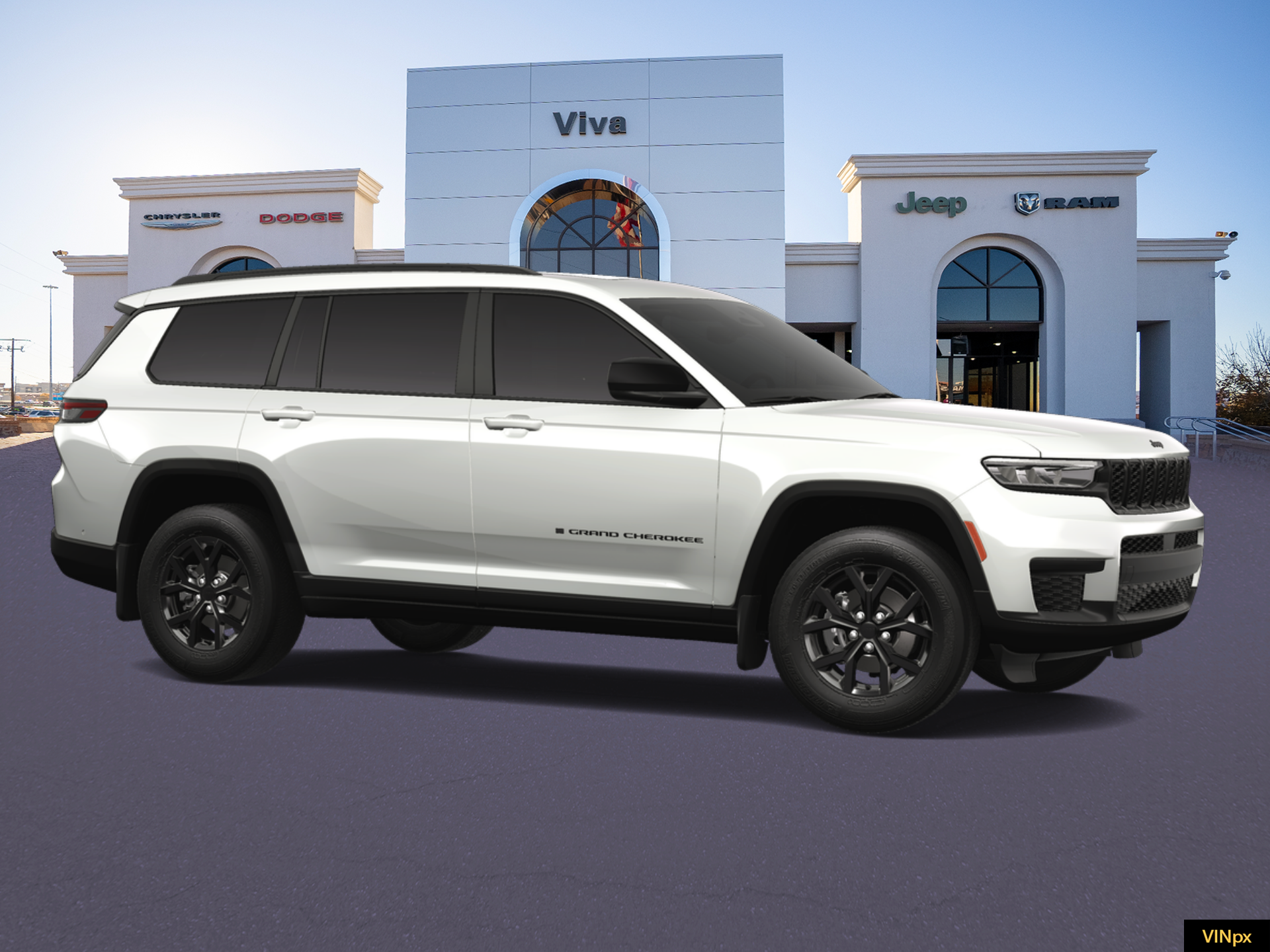 New 2025 Bright White Clear-Coat Exterior Paint Jeep Altitude X image 10
