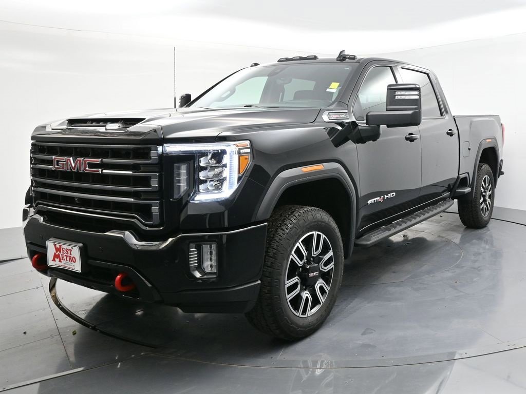 Used 2021 GMC Sierra 2500HD AT4 with VIN 1GT49PE76MF132494 for sale in Monticello, Minnesota
