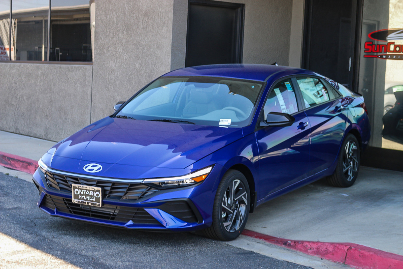 New 2025 Intense Blue Hyundai SEL Sport image 4