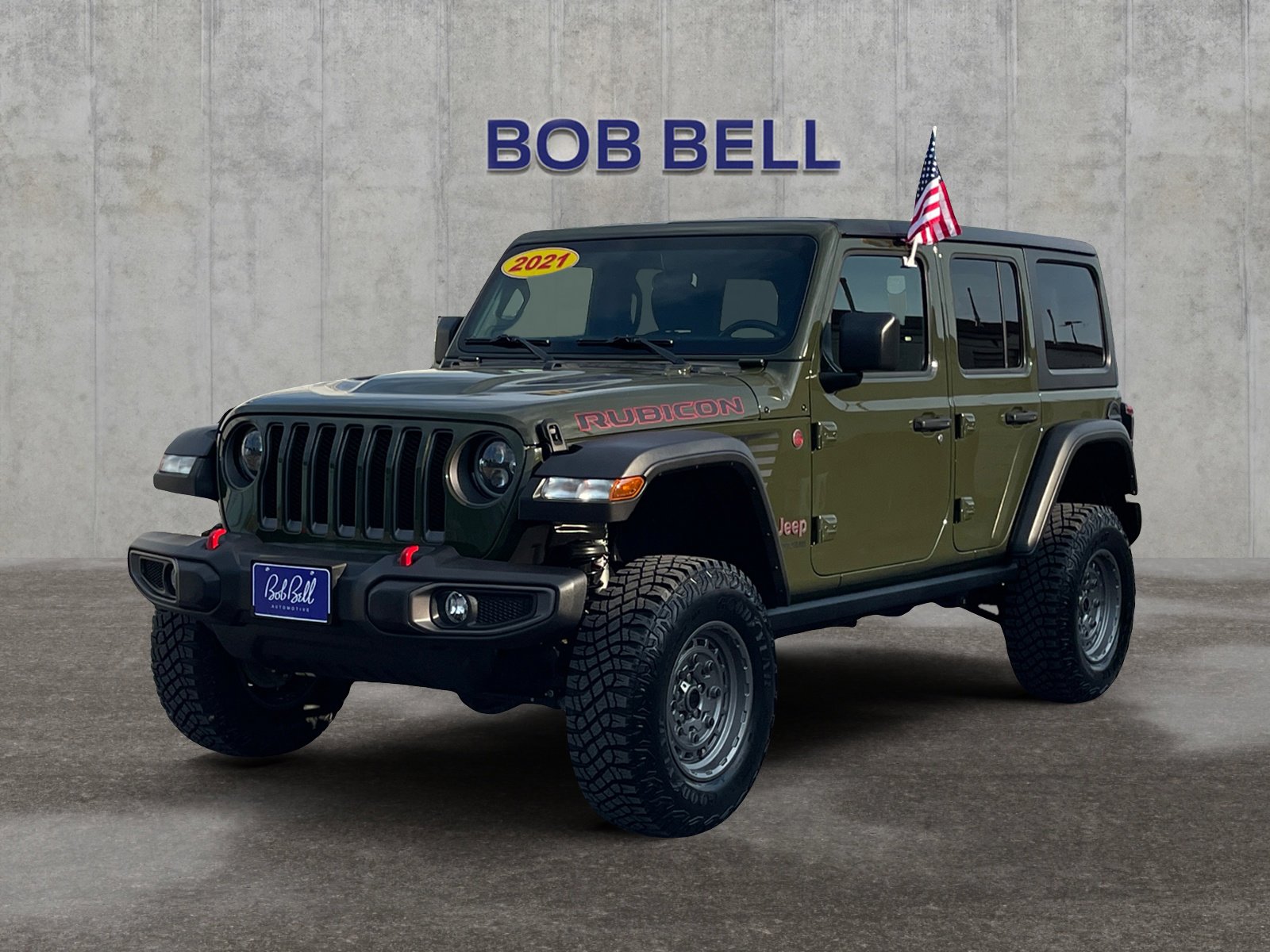 Pre-Owned 2021 Jeep Wrangler Unlimited Rubicon Door SUV in Glen