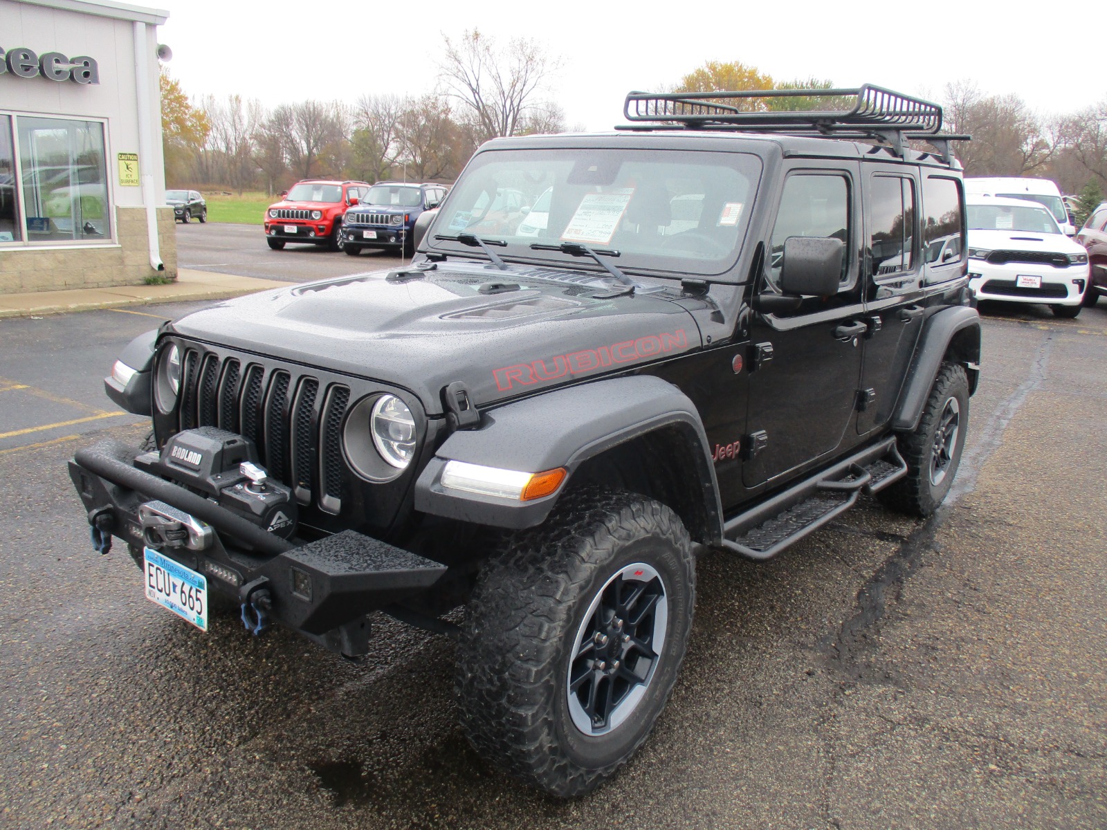 Used 2019 Jeep Wrangler Unlimited Rubicon with VIN 1C4HJXFN8KW538053 for sale in Waseca, Minnesota