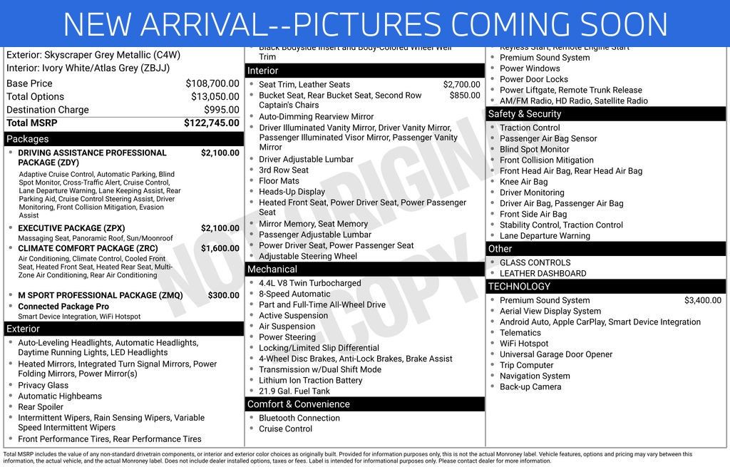 2024 BMW X7 M60i's photo