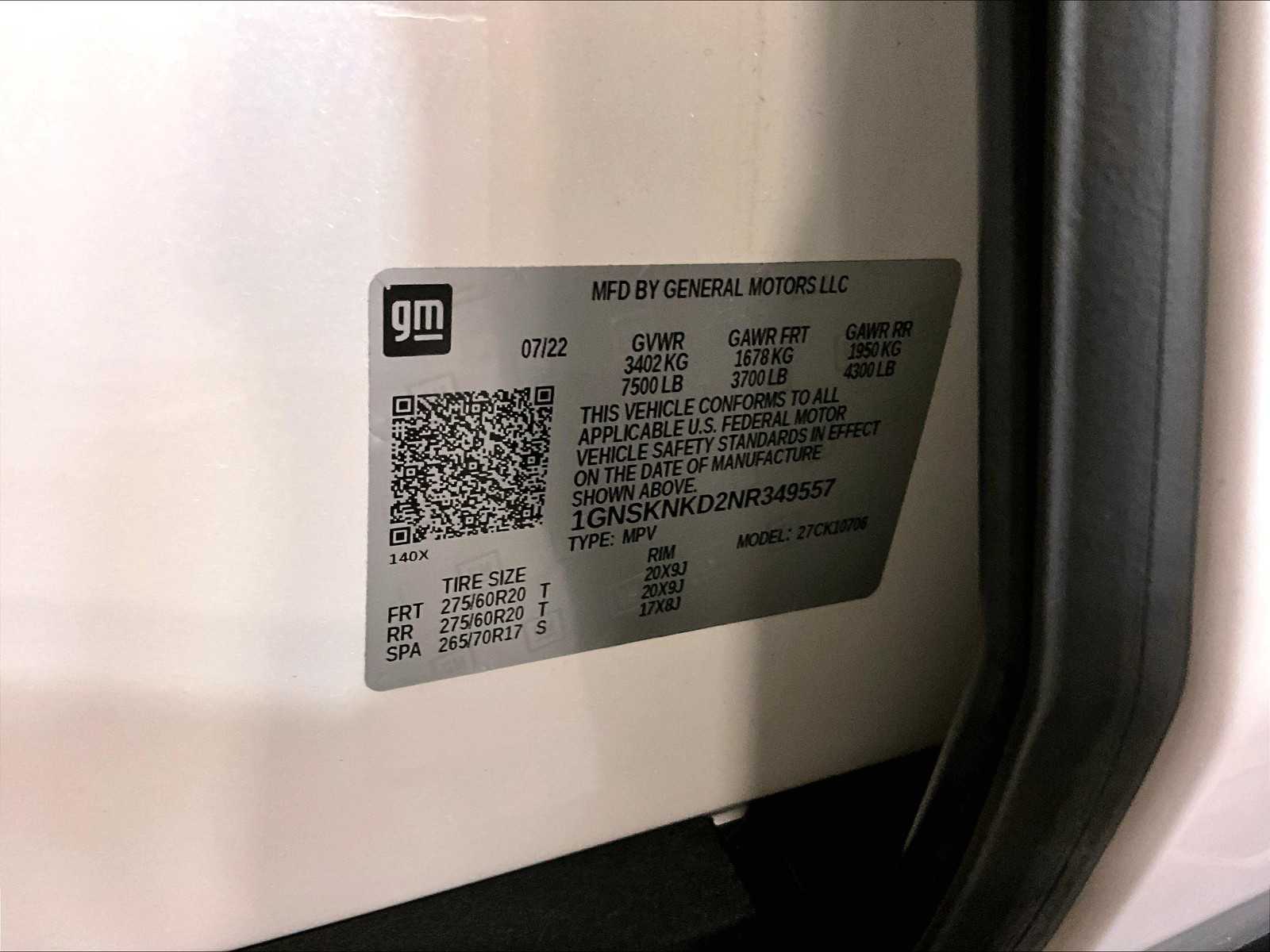2022 Chevrolet Tahoe LT photo 36