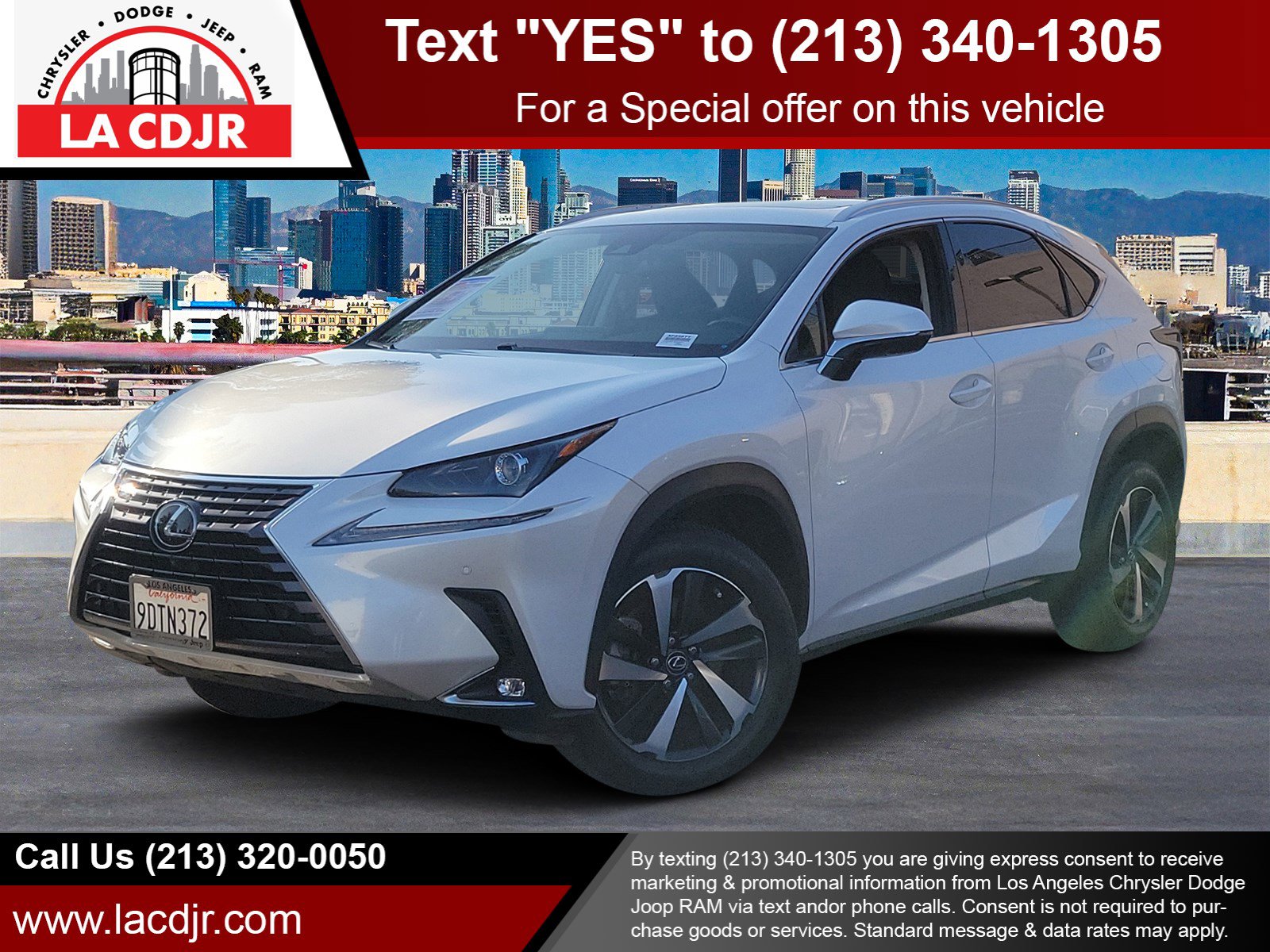 Used 2021 Ultra White Lexus NX 300 image 1