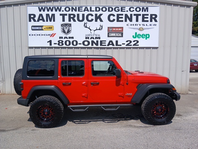 Used 2019 Jeep Wrangler Unlimited Sport S with VIN 1C4HJXDN3KW639827 for sale in Bremen, GA