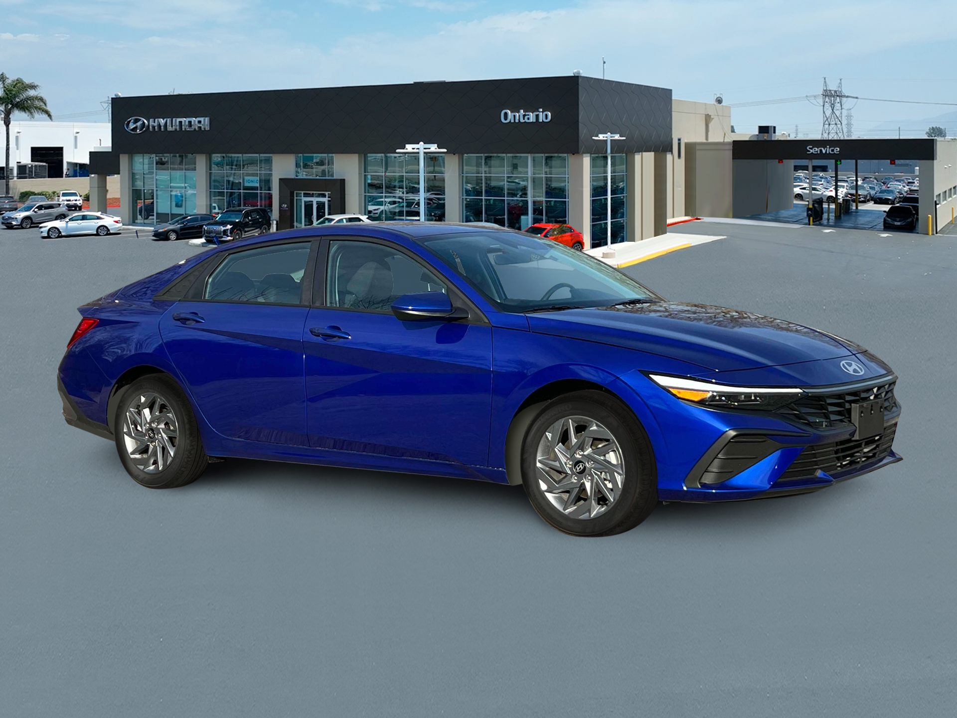 New 2024 Intense Blue Hyundai SEL image 10