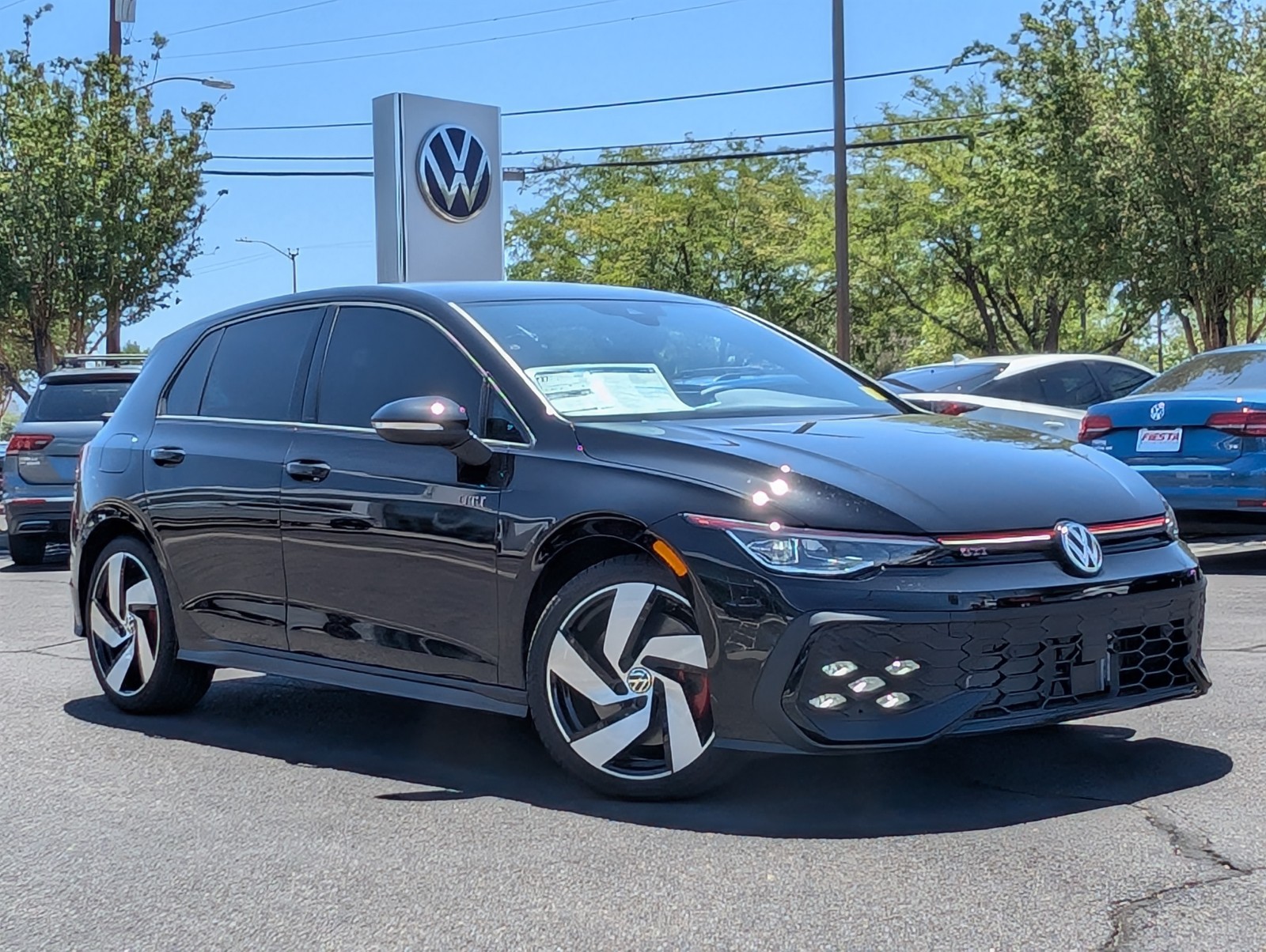 New 2025 Mythos Black Metallic Volkswagen S image 1
