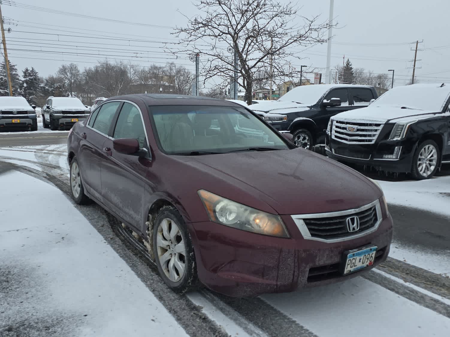 Used 2010 Honda Accord EX-L with VIN 1HGCP2F87AA144675 for sale in Hopkins, Minnesota