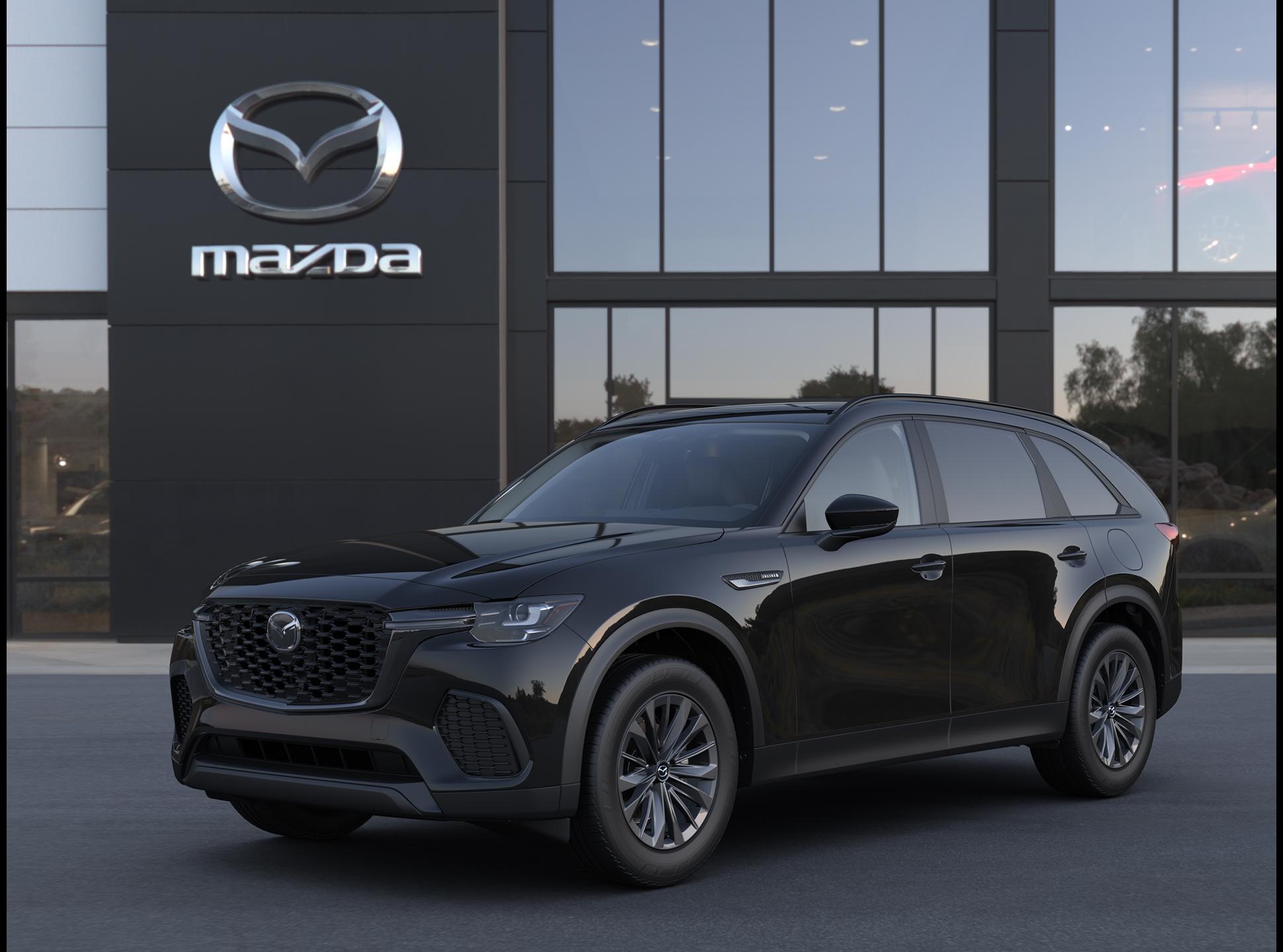 New 2025 Jet Black Mica Mazda 3.3 Turbo Preferred AWD image 1