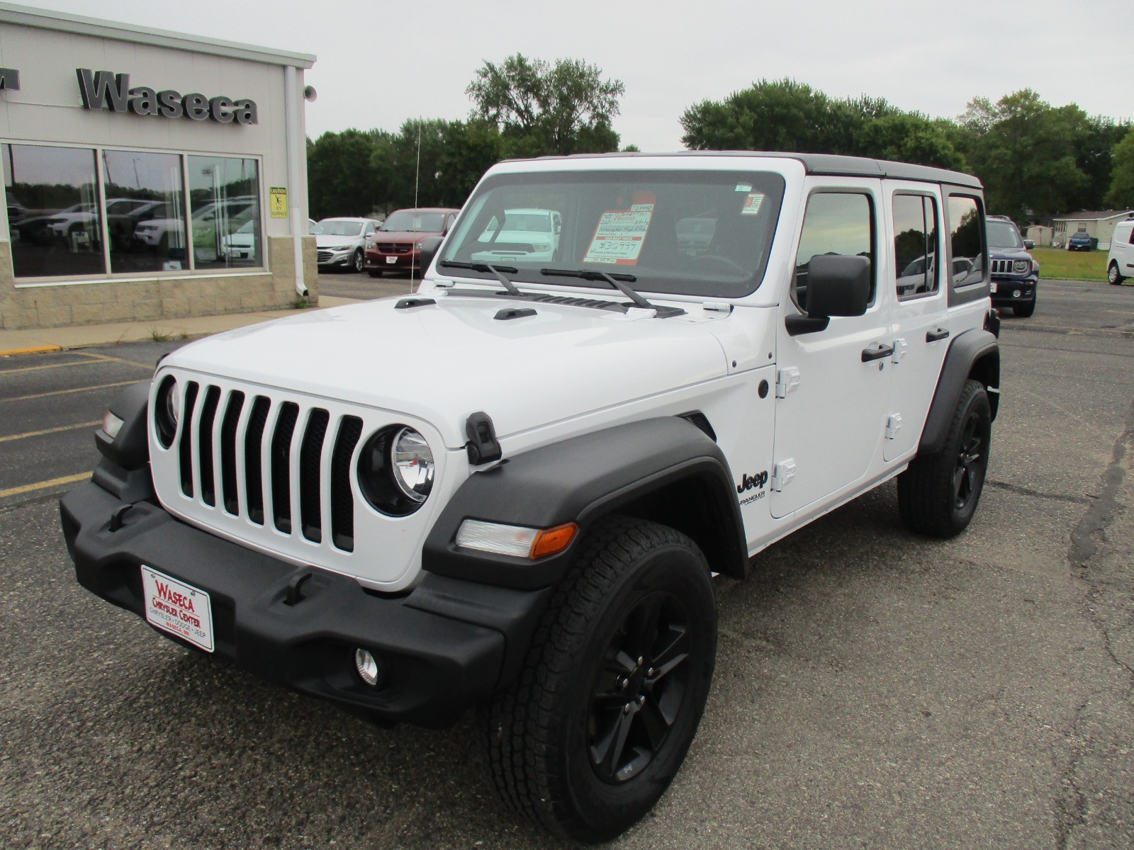 Used 2021 Jeep Wrangler Unlimited Altitude with VIN 1C4HJXDN0MW817485 for sale in Waseca, Minnesota