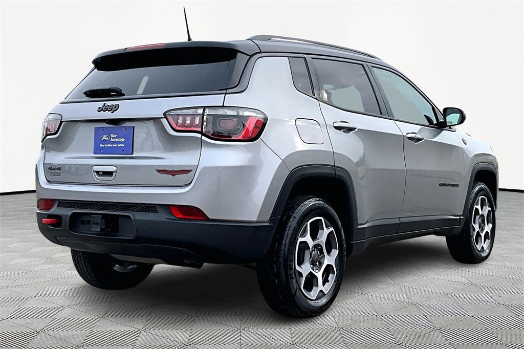 Certified 2022 Jeep Compass Trailhawk with VIN 3C4NJDDB0NT165837 for sale in Kansas City