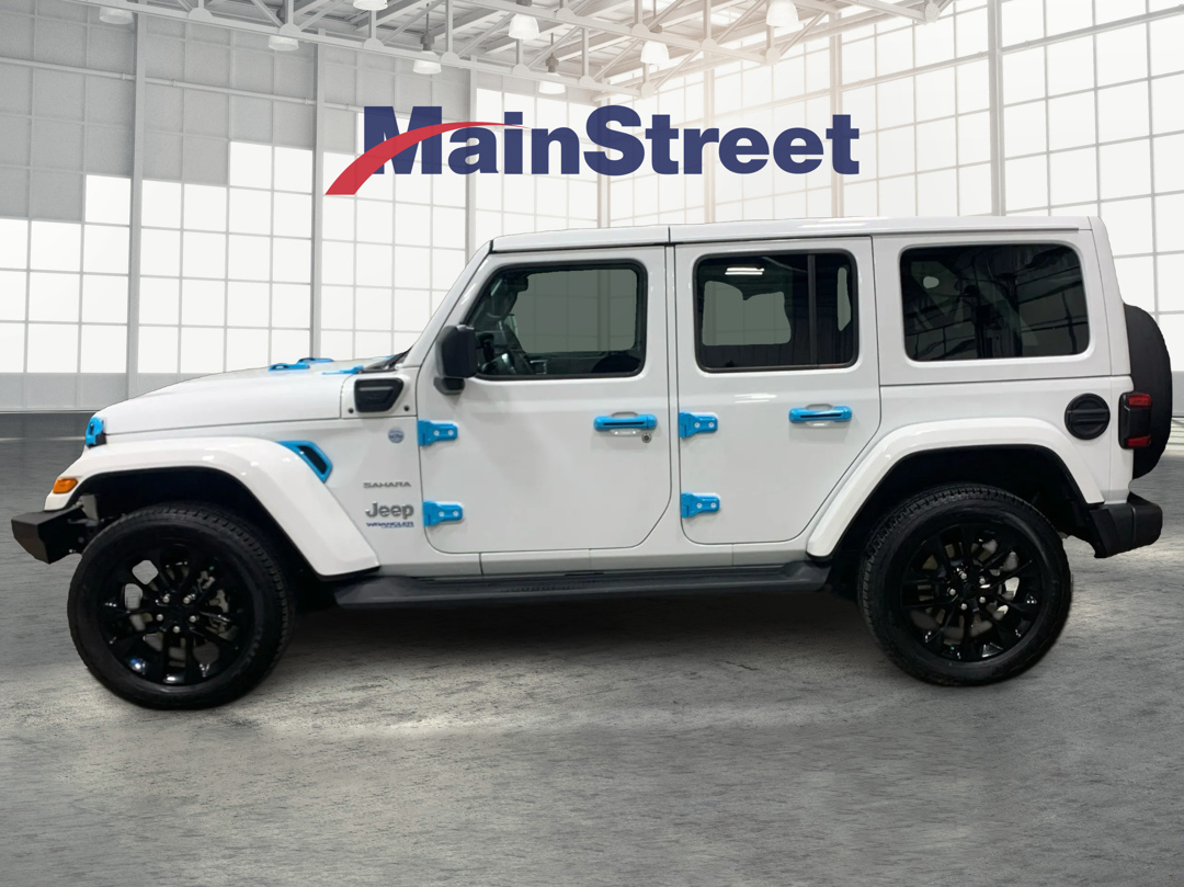 Used 2022 Jeep Wrangler Unlimited Sahara 4XE with VIN 1C4JJXP6XNW171444 for sale in Kansas City