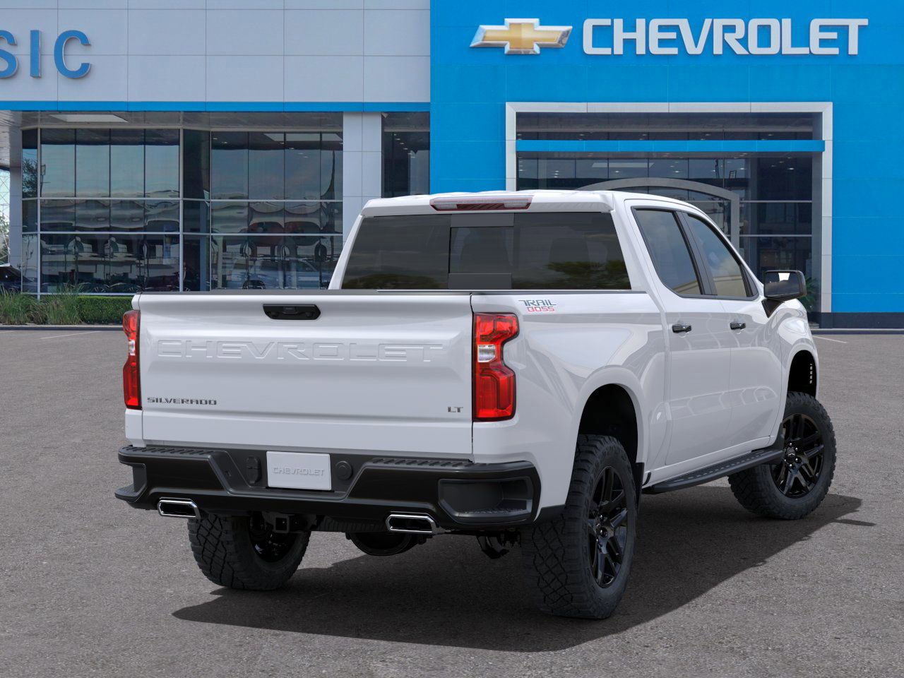 2025 Chevrolet Silverado 1500 LT Trail Boss White at Classic Elite Chevrolet Hwy 6