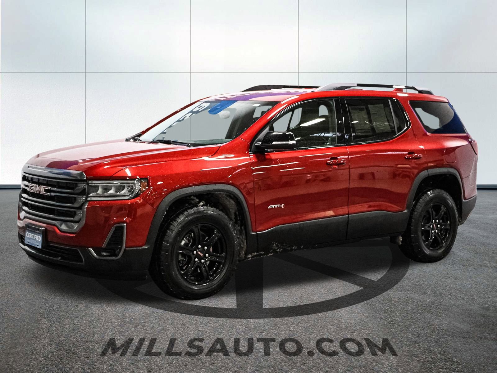 Certified 2023 GMC Acadia AT4 with VIN 1GKKNLLS5PZ261529 for sale in Baxter, Minnesota