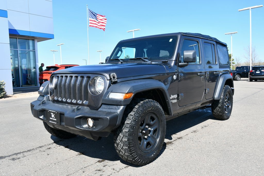 Used 2018 Jeep All-New Wrangler Unlimited Sport with VIN 1C4HJXDG9JW169738 for sale in North Branch, Minnesota