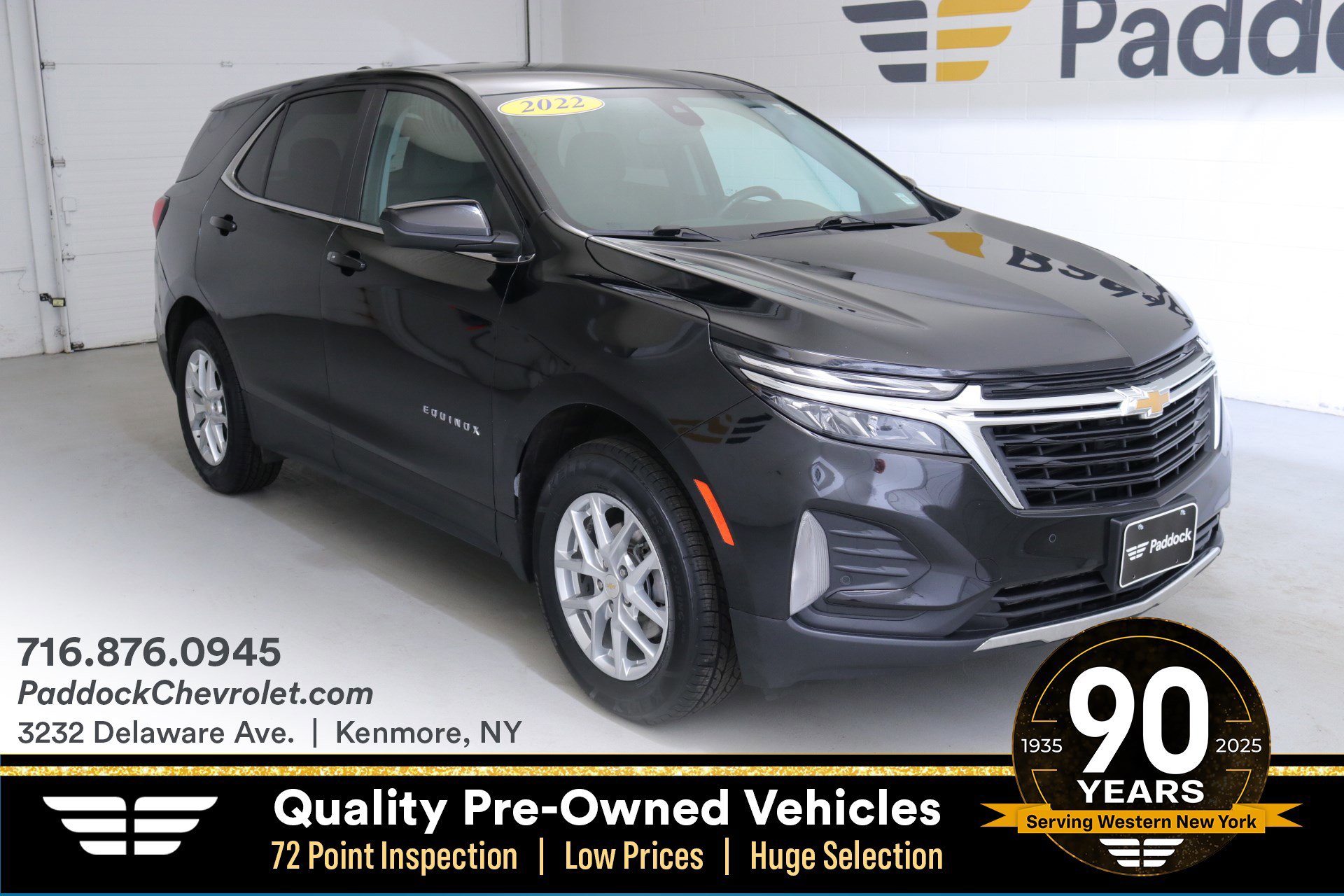 Used 2022 Mosaic Black Metallic Chevrolet LT image 1