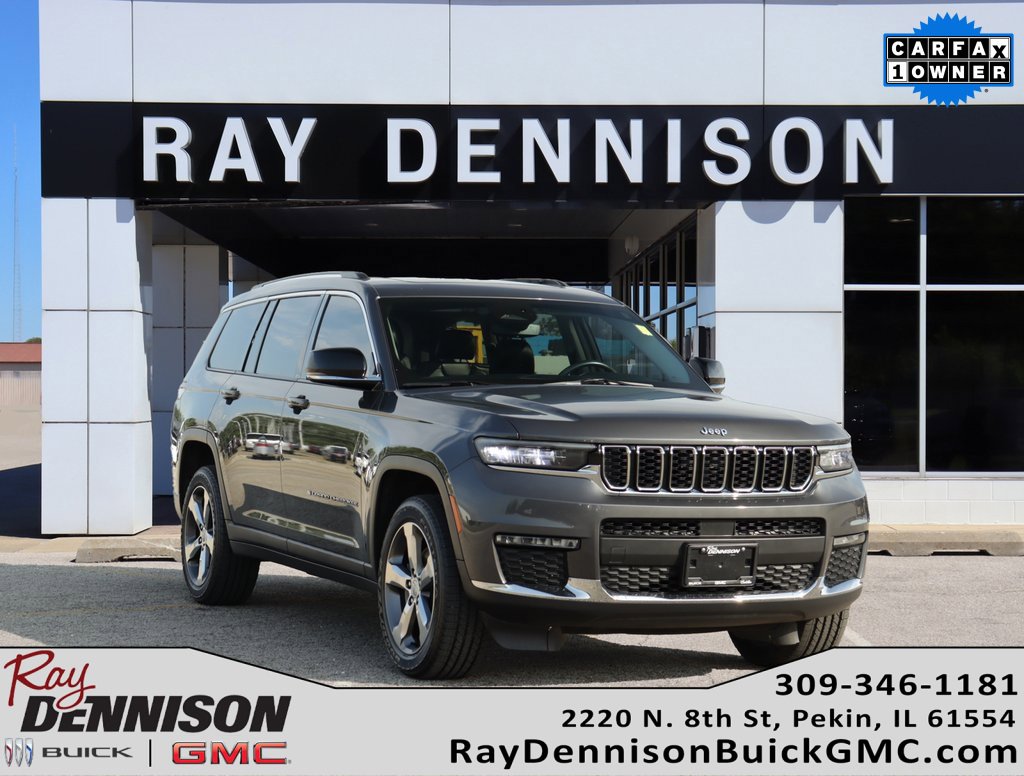 Used 2021 Baltic Gray Metallic Clearcoat Jeep Limited image 1