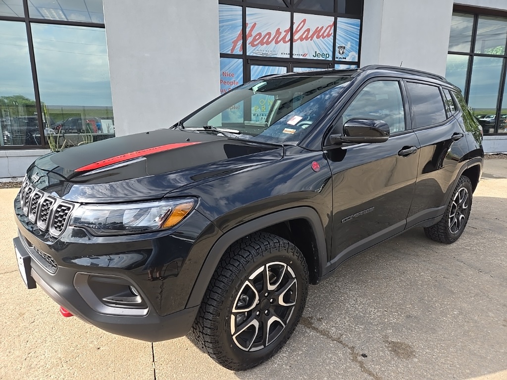 Used 2024 Jeep Compass Trailhawk with VIN 3C4NJDDN1RT137478 for sale in Kansas City