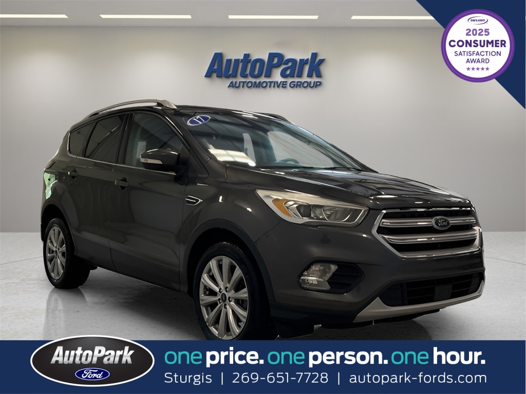 Used 2017 Ford Escape Titanium with VIN 1FMCU9J91HUB91138 for sale in Sturgis, MI