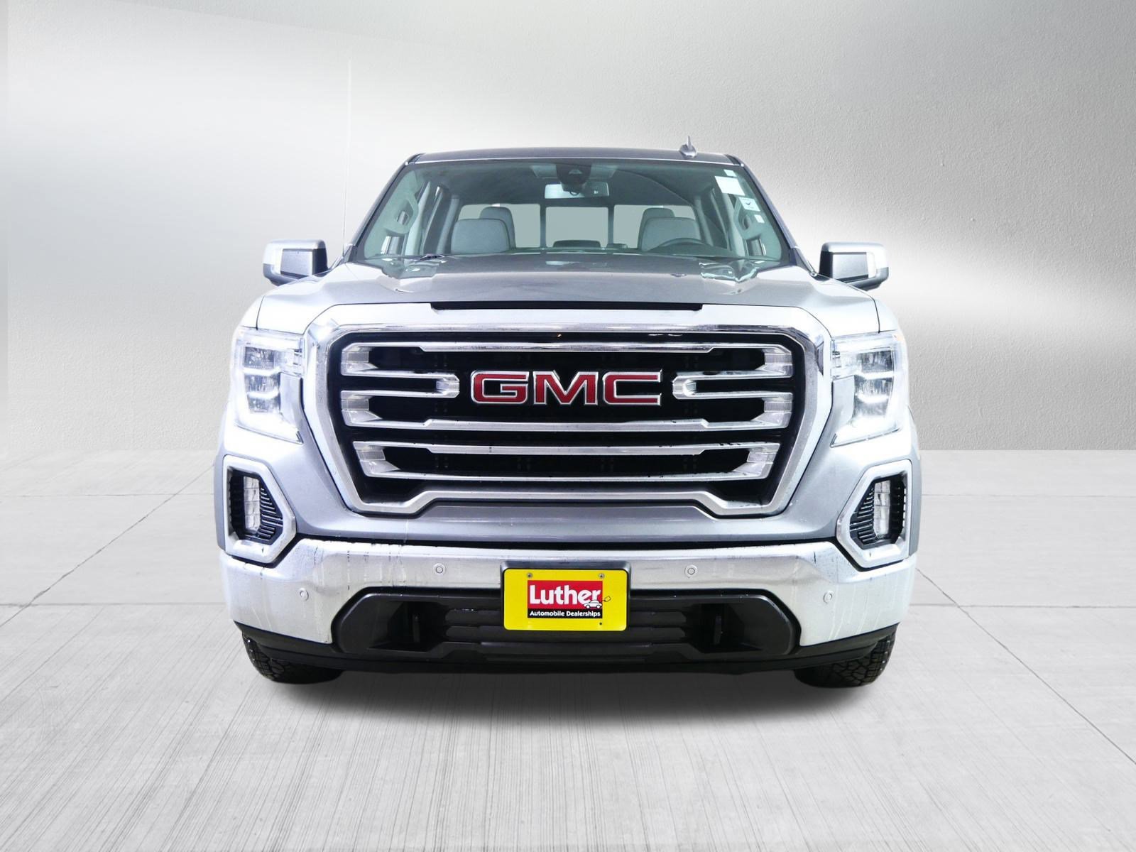 Used 2021 GMC Sierra 1500 SLT with VIN 3GTU9DEL0MG260675 for sale in Brooklyn Center, Minnesota