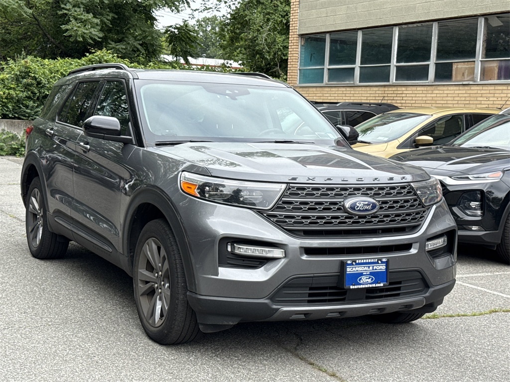 Used 2022 Carbonized Gray Metallic Ford XLT image 1