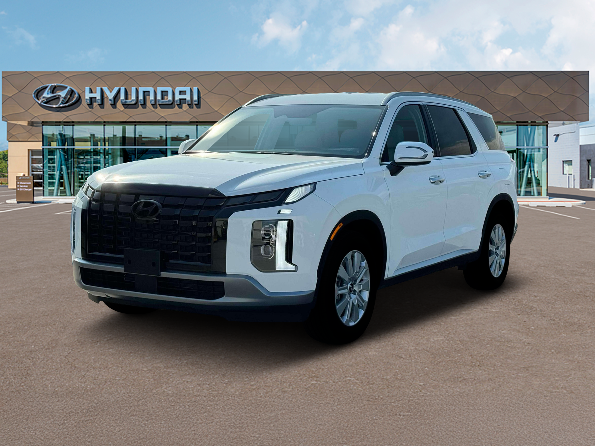 New 2025 White Hyundai SEL FWD image 1
