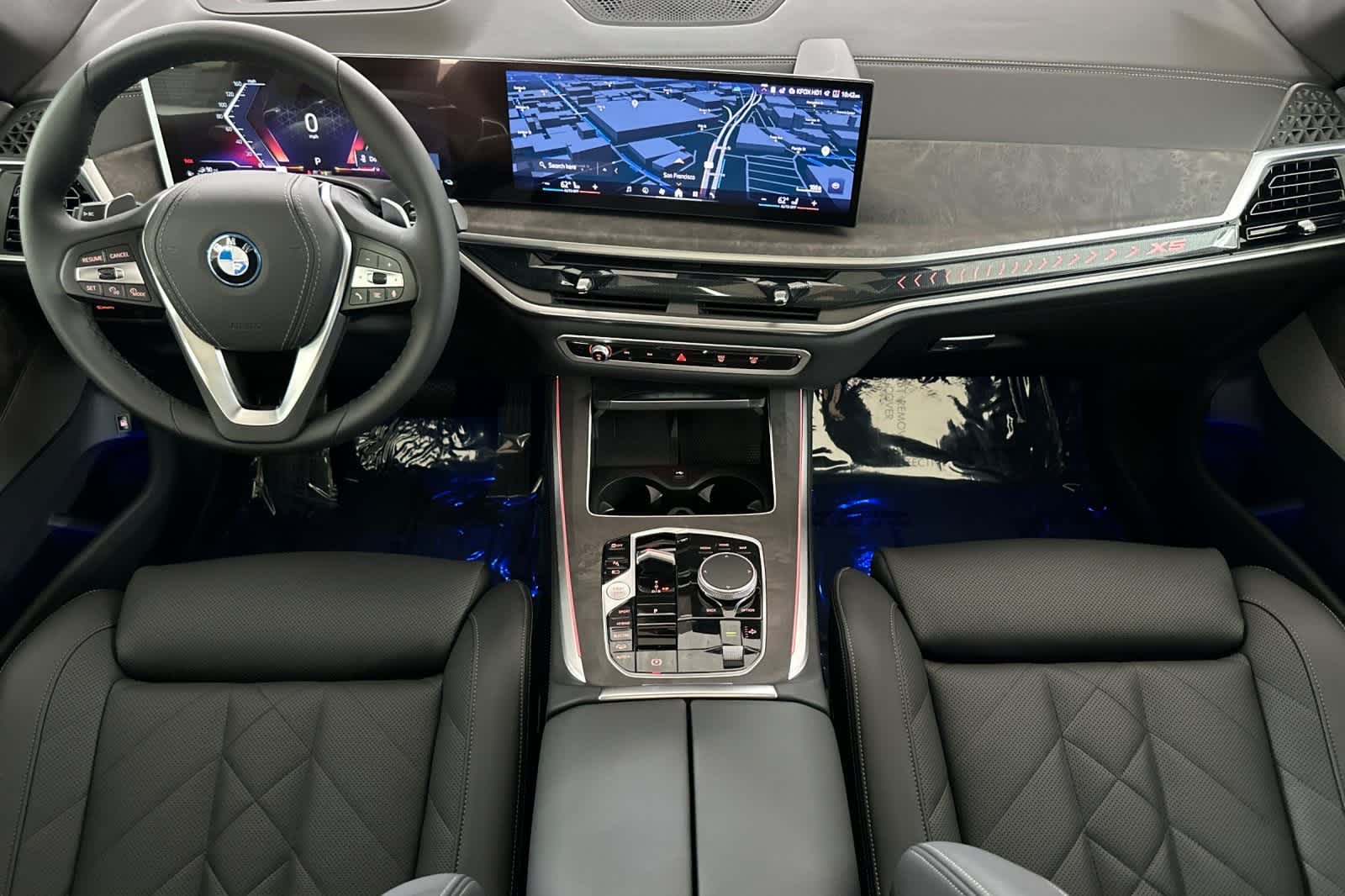 New 2025 Black Sapphire Metallic BMW xDrive50e image 3