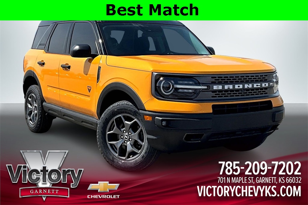 Used 2022 Ford Bronco Sport Badlands with VIN 3FMCR9D94NRD72461 for sale in Kansas City