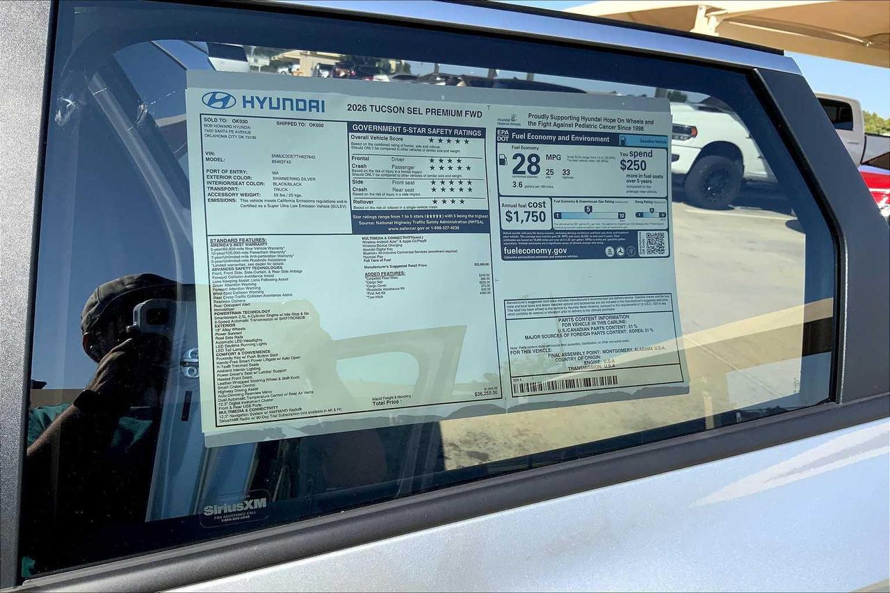 2026 Hyundai Tucson SEL Convenience photo 15
