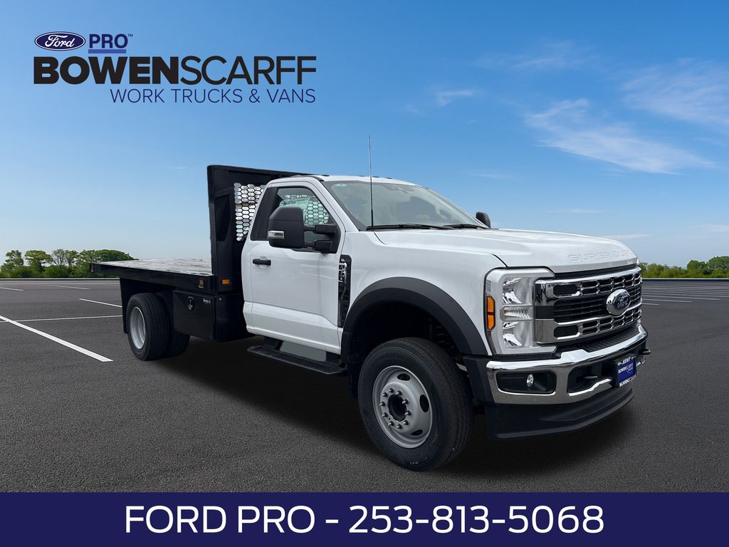 New 2024 Oxford White Ford Platform Body image 1