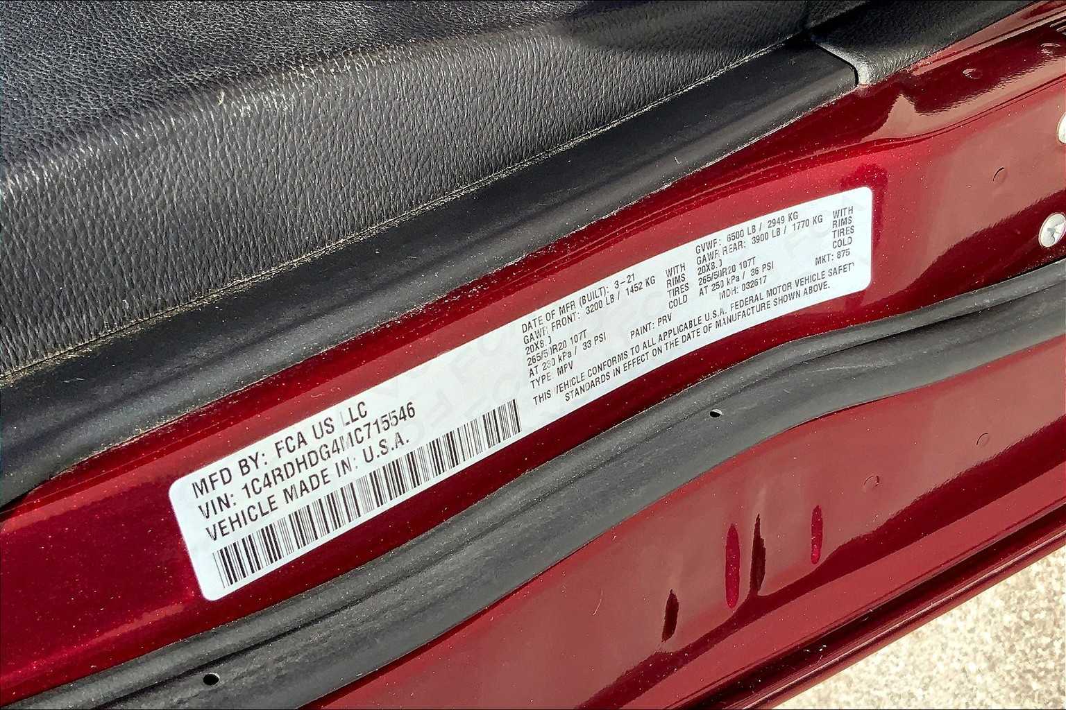 2021 Dodge Durango GT photo 32