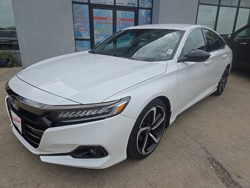 Used 2021 Honda Accord Sport with VIN 1HGCV1F32MA053953 for sale in Kansas City