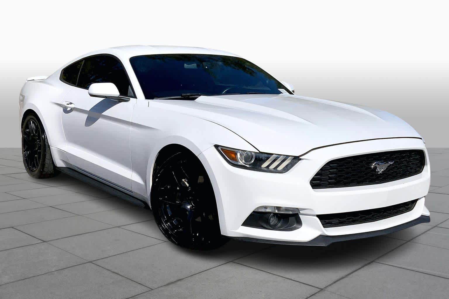 Used 2015 Ford Mustang EcoBoost with VIN 1FA6P8TH9F5366496 for sale in Gulfport, MS