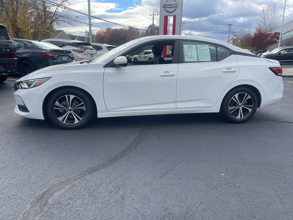 Certified 2021 Nissan Sentra SV with VIN 3N1AB8CV9MY273540 for sale in Milford, MA