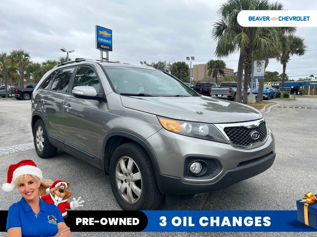 Used 2013 Kia Sorento LX with VIN 5XYKT3A61DG363590 for sale in Jacksonville, FL