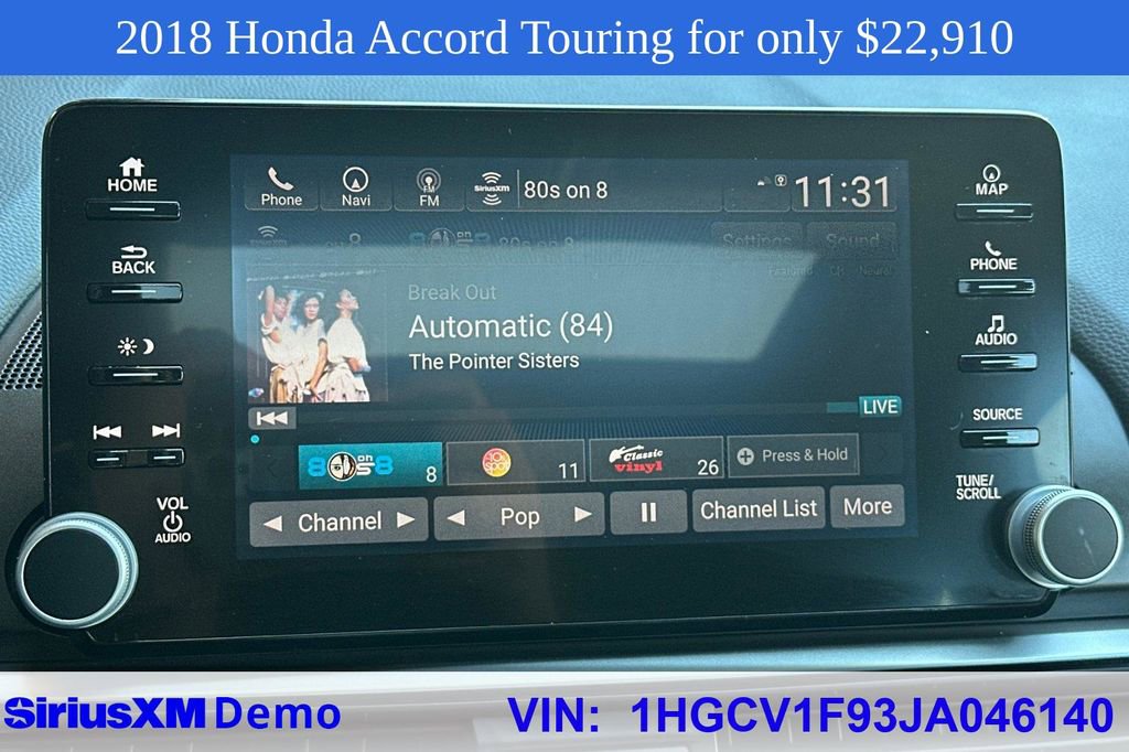 2018 Honda Accord Touring 1.5T photo 25