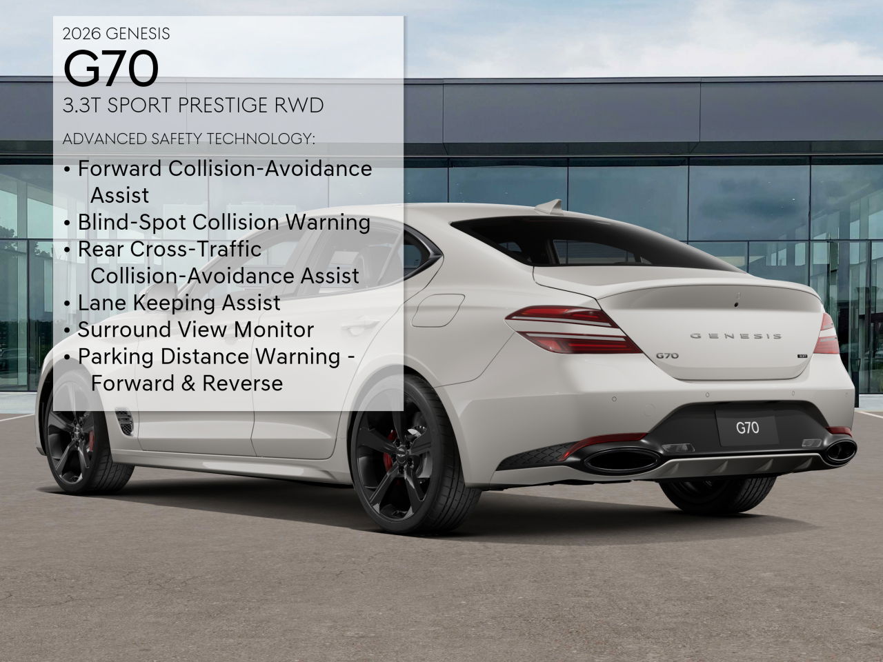 2026 Genesis G70 3.3T Sport Prestige photo 7