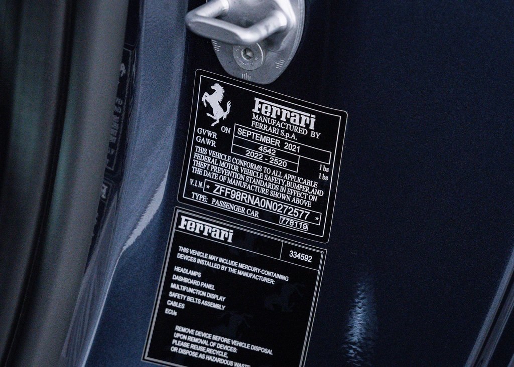 Certified Used 2022 Blu Roma Ferrari Base image 25