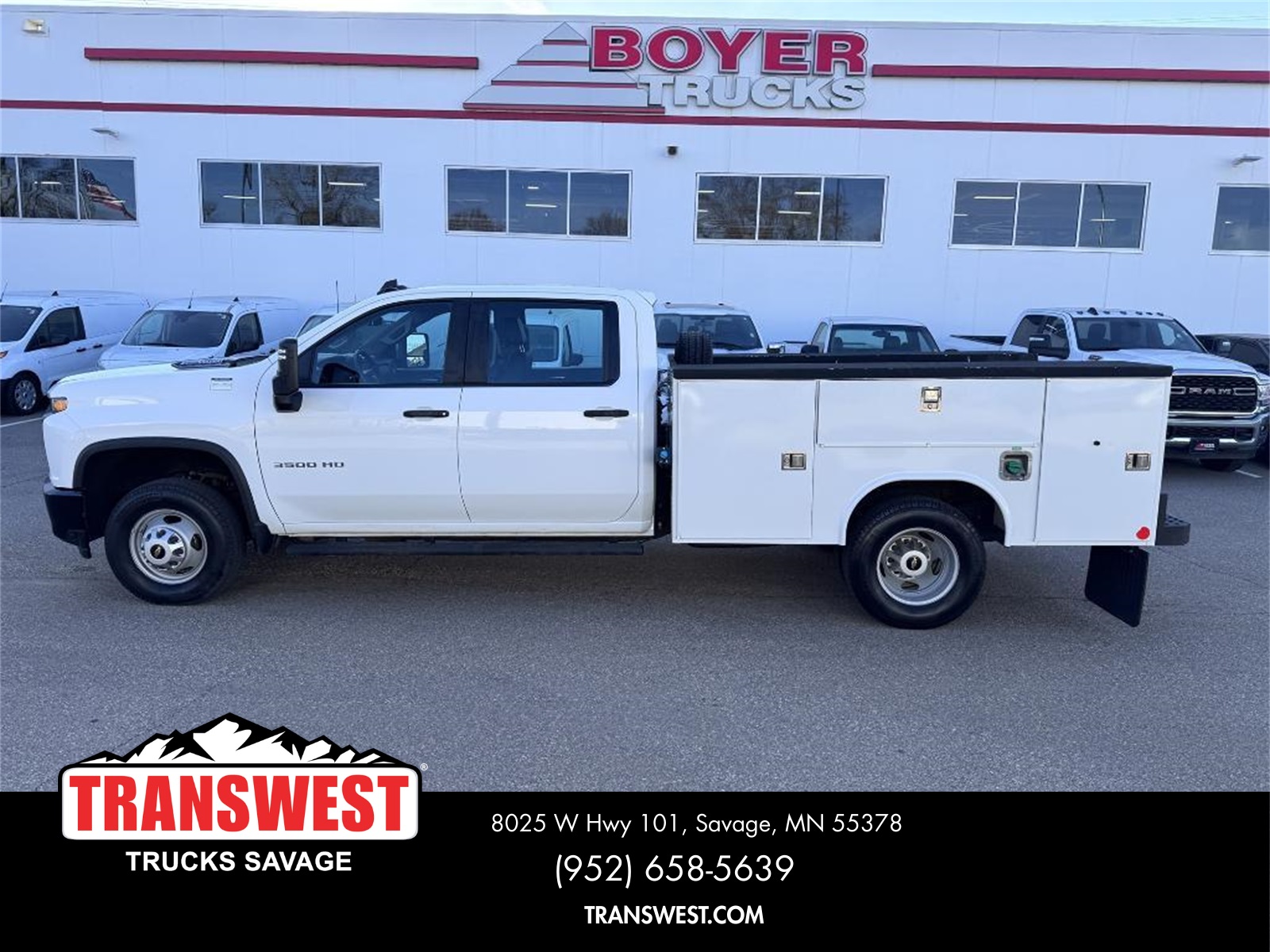 Used 2023 Chevrolet Silverado 3500HD Work Truck with VIN 1GB4YSEYXPF128651 for sale in Minneapolis, Minnesota