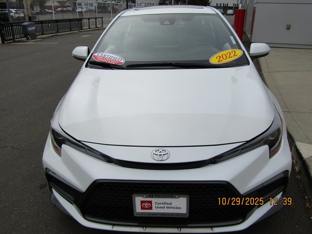 Used 2022 Toyota Corolla SE with VIN JTDP4MCE1N3510123 for sale in New Haven, CT