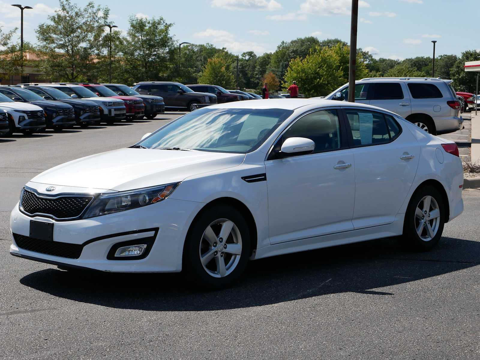 Used 2015 Kia Optima LX with VIN KNAGM4A74F5601703 for sale in Mankato, Minnesota