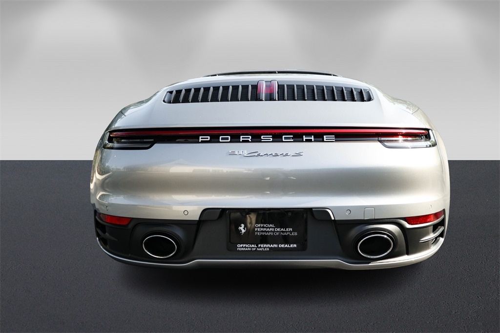 Used 2021 GT Silver Metallic Porsche Carrera S image 4
