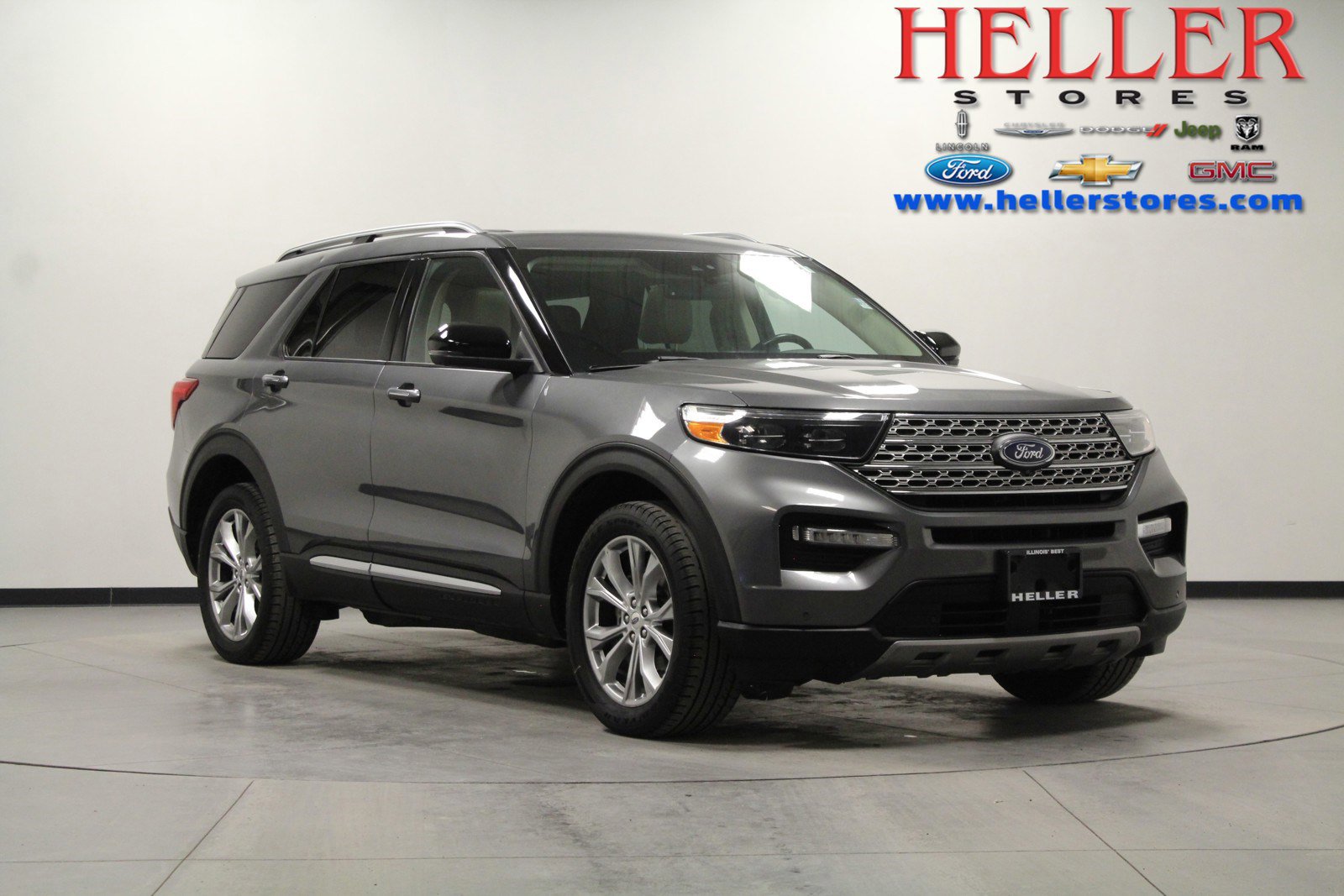 Used 2021 Carbonized Gray Metallic Ford Limited image 1