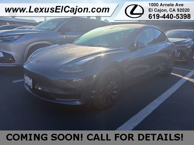 Used 2023 Tesla Model 3 Performance with VIN 5YJ3E1EC2PF517402 for sale in El Cajon, CA