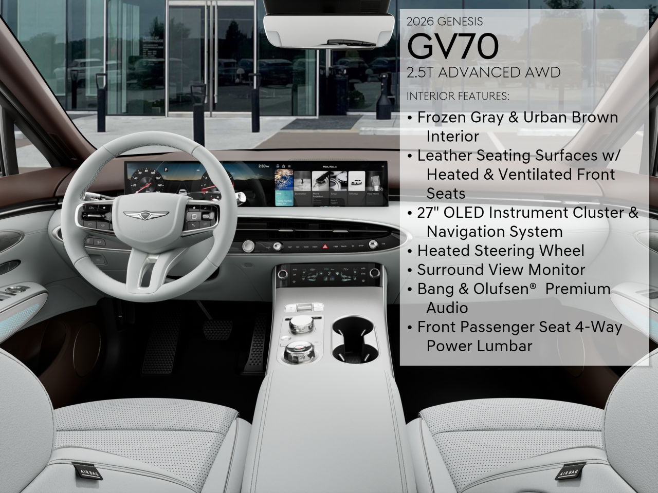 2026 Genesis GV70 2.5T Advanced photo 15