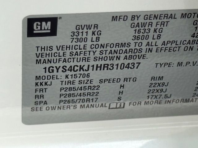 1GYS4CKJ1HR310437