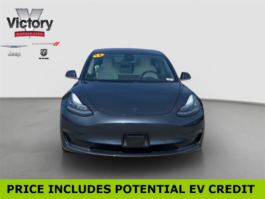 Used 2018 Tesla Model 3 Long Range with VIN 5YJ3E1EA9JF006016 for sale in Kansas City, KS